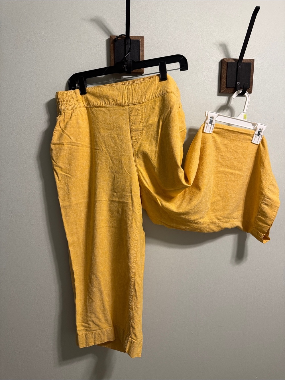 Lane Bryant Yellow Wide-Leg Pants